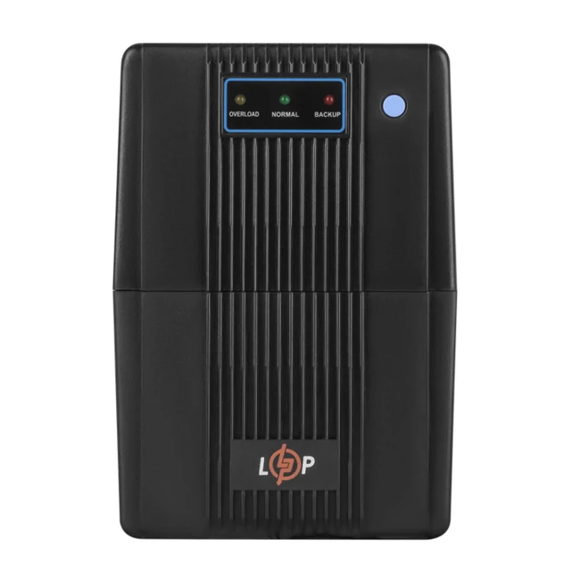 ДБЖ LogicPower 600VA-P, Lin.int., AVR, 2 x євро, пластик (LP10003)