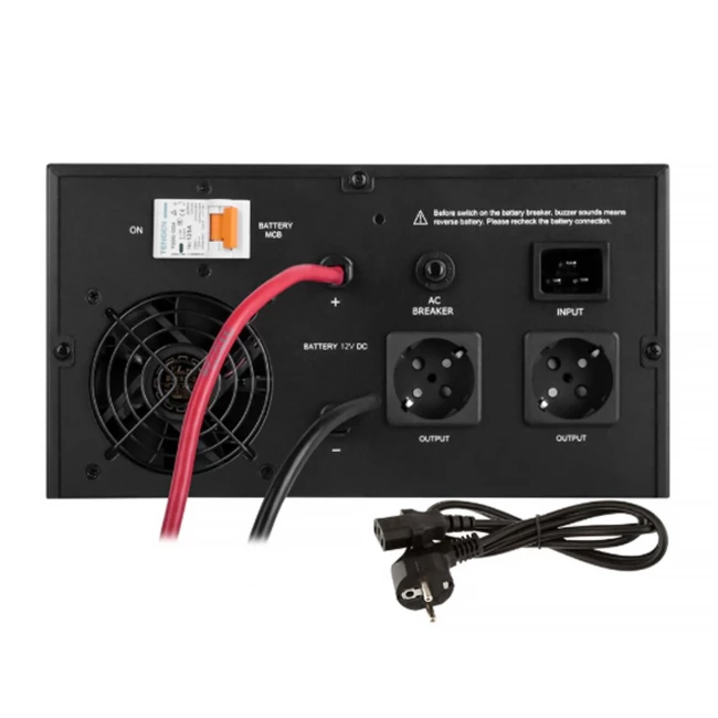 ИБП LogicPower LPE-B-PSW-1500VA+ (1000Вт) 1-40A, с правильной синусоидой 12V (LP19408)