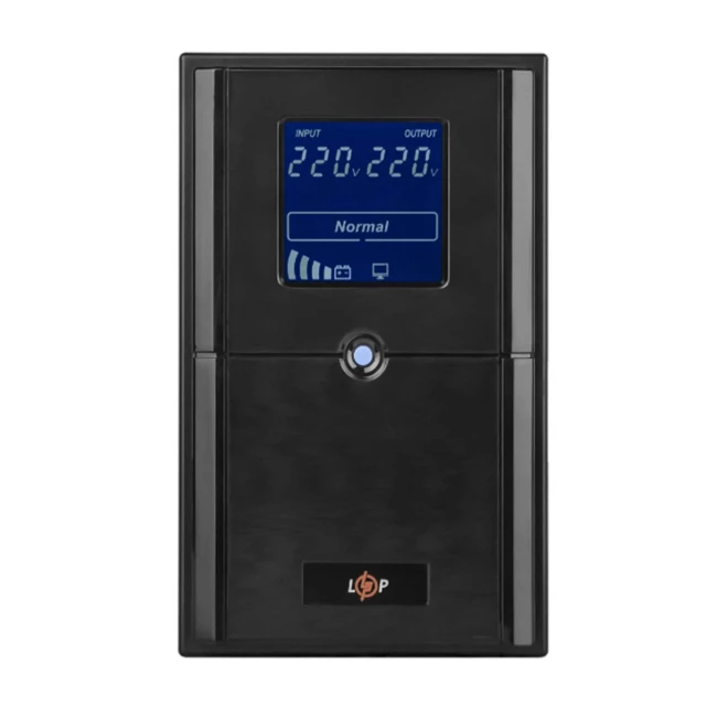 ДБЖ LogicPower LPM-UL1100VA, Lin.int., AVR, 3x євро, USB, метал (LP4984)