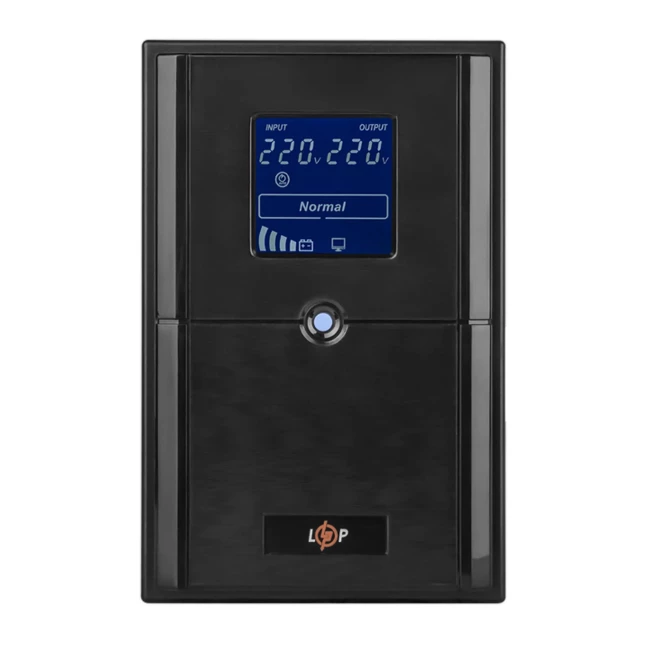 ДБЖ LogicPower LPM-UL1550VA, Lin.int., AVR, 3x євро, USB, LCD, метал (LP4990)