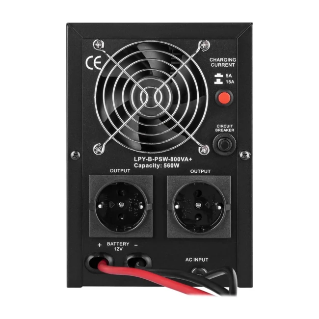 ИБП LogicPower LPY-B-PSW-800VA+ (560Вт)5A/15A, с правильной синусоидой, 12V (LP4150)