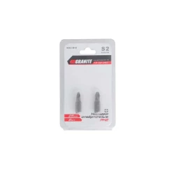 Насадка викруткова Granite PH2 25 мм 1/4" S2 набір 2 шт
