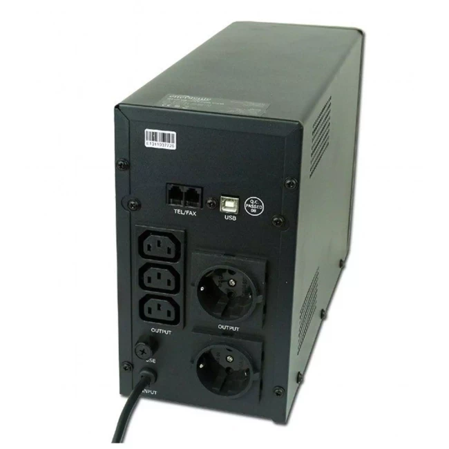 ИБП EnerGenie EG-UPS-034 1500VA, Line Int., AVR, 3xIEC+2xSchuko, USB, LCD, RJ11