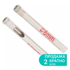 Коронки алмазні по кераміці і склу SIGMA 6мм 2 шт (1541061)