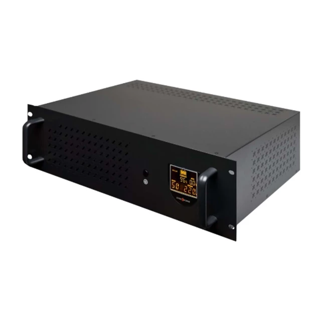 ДБЖ LogicPower LP-UL1250VA RM (rack mounts) (with battery), Lin.int., AVR, 4 x IEC, USB, метал (LP23281)