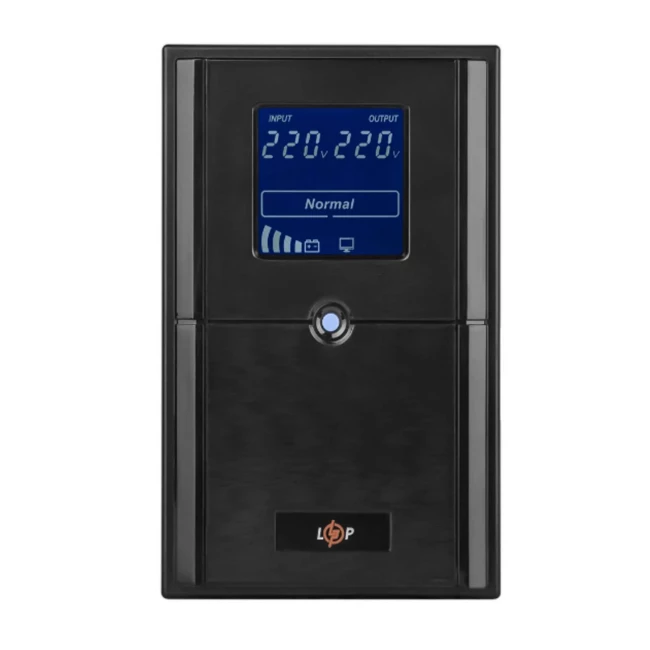 ДБЖ LogicPower LPM-UL1250VA, Lin.int., AVR, 3x x євро, USB, LCD, метал (LP4987)