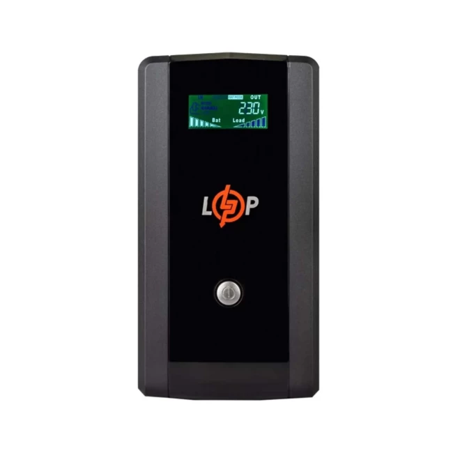 ДБЖ LogicPower UL1250VA 4 Pro (720 Вт), Lin.int., AVR, 4 x євро, пластик (LP21950)