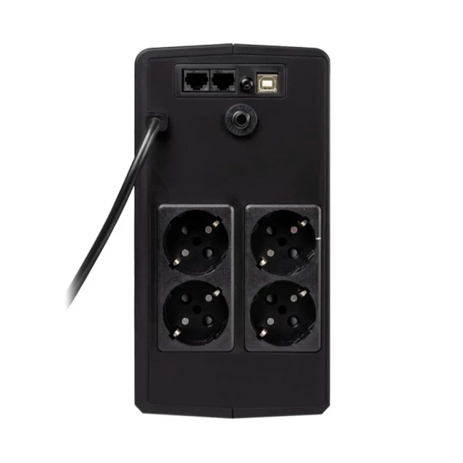 ДБЖ LogicPower UL1250VA 4 Pro (720 Вт), Lin.int., AVR, 4 x євро, пластик (LP21950)
