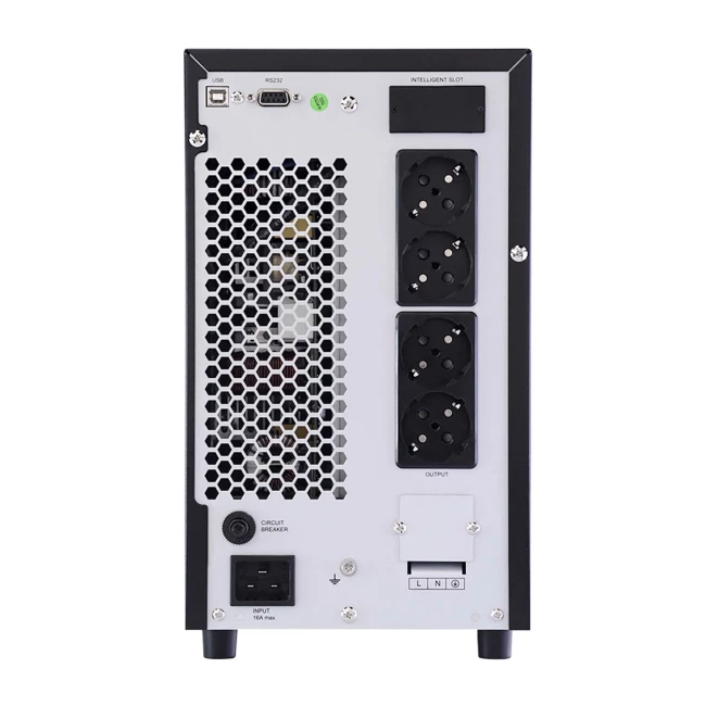 ИБП NJOY Aten Pro 3000 (PWUP-OL300AP-AZ01B), Online, 4 x Schuko, USB, LCD, металл (Aten Pro 3000)