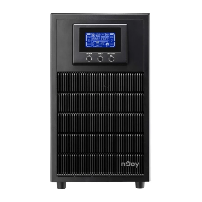 ИБП NJOY Aten Pro 3000 (PWUP-OL300AP-AZ01B), Online, 4 x Schuko, USB, LCD, металл (Aten Pro 3000)
