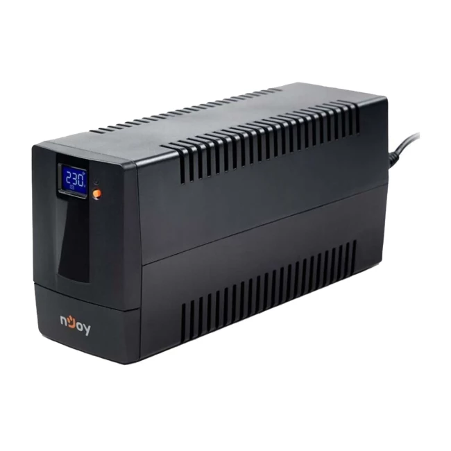 ДБЖ NJOY Horus Plus 800, Lin.int., AVR, 2x євро, USB, LCD, пластик (PWUP-LI080H1-AZ01B)