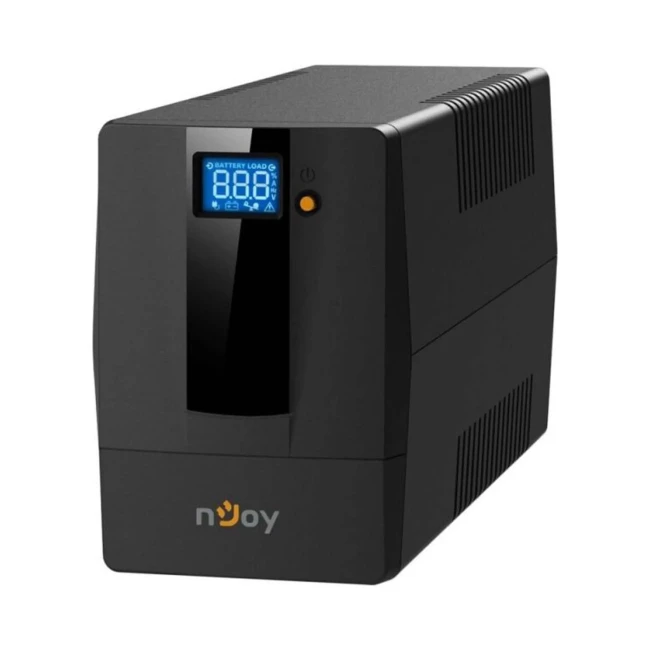 ДБЖ NJOY Horus Plus 800, Lin.int., AVR, 2x євро, USB, LCD, пластик (PWUP-LI080H1-AZ01B)