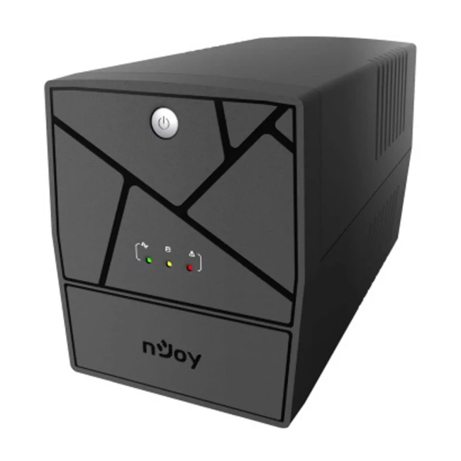 ИБП NJOY Keen 1000, Lin.int., AVR, 4 x евро, USB, пластик, (UPLI-LI100KU-CG01B)