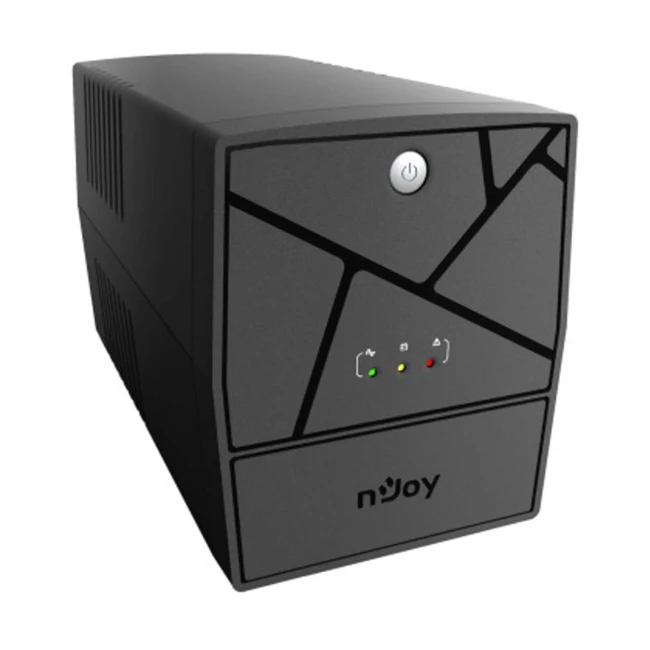ИБП NJOY Keen 1000, Lin.int., AVR, 4 x евро, USB, пластик, (UPLI-LI100KU-CG01B)