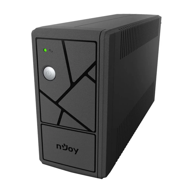 ДБЖ NJOY Keen 800, Lin.int., AVR, 2 x євро, USB, пластик, (UPLI-LI080KU-CG01B)