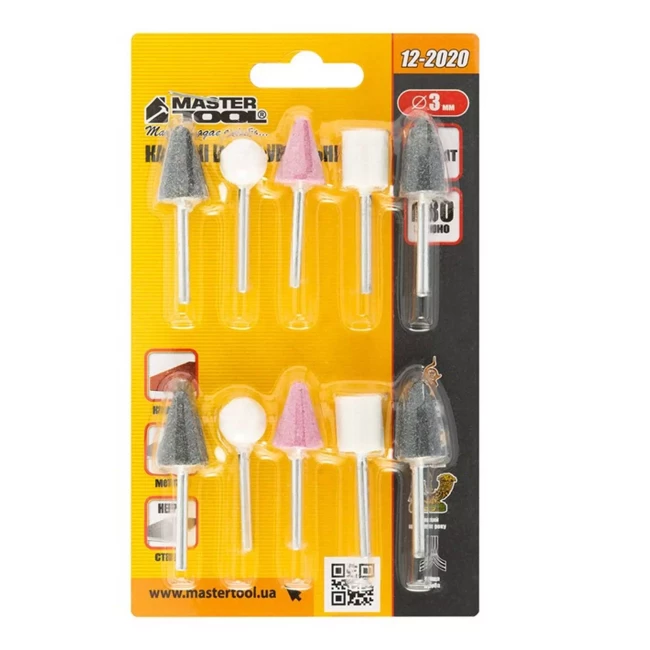 Камни шлифовальные Master Tool 3 мм набор 10 шт (44166)