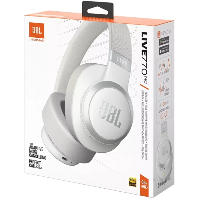 Навушники JBL Live 770 NC White (JBLLIVE770NCWHT) Навушники JBL Live 770 NC White (JBLLIVE770NCWHT)