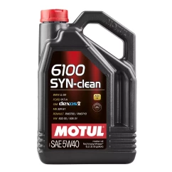 Масло моторное MOTUL 6100 Syn-clean SAE 5W-40 5л (107943)