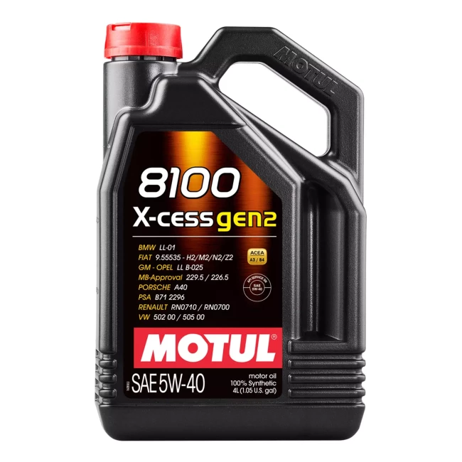 Масло моторное MOTUL 8100 X-CESS SAE 5W-40 4л (104256)