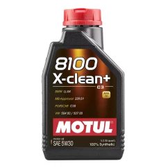 Масло моторное MOTUL 8100 X-CLEAN + 5W-30 1л (854711)