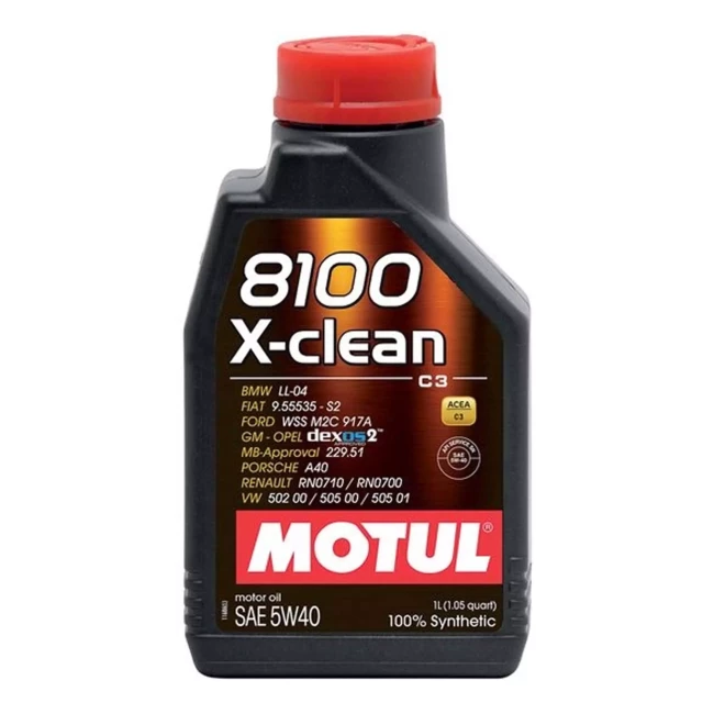 Масло моторное MOTUL 8100 X-CLEAN 5W-40 854154 2л (854121/102049)