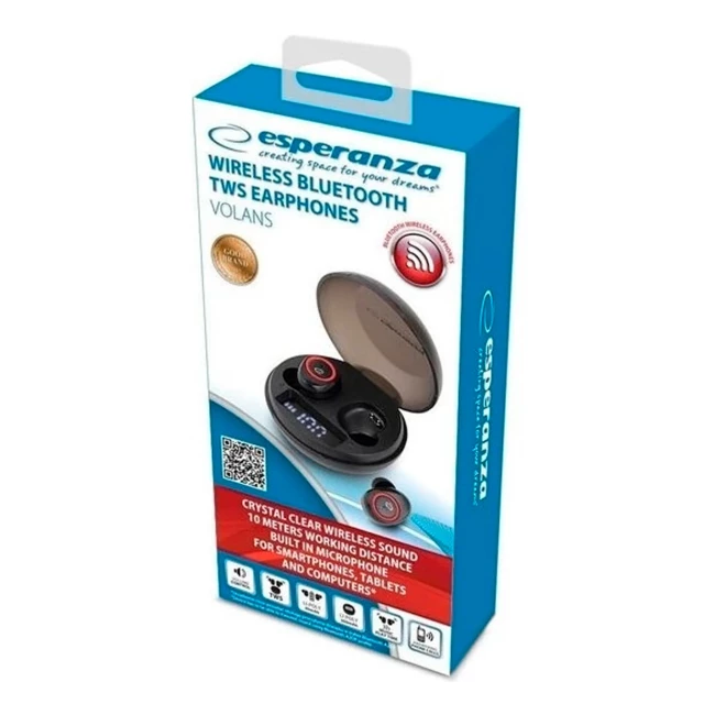 Навушники Bluetooth ESPERANZA Tws Earphones Volans (EH236K)