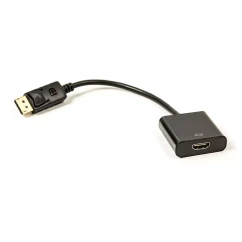 Кабель-переходник PowerPlant HDMI - DisplayPort 0.15м (CA910830)