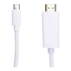 Кабель-перехідник PowerPlant HDMI male - USB Type-C 1.8м (CA910878)