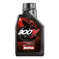 Масло моторное MOTUL 300V 4T Factory Line Road Racing SAE 15W-50 1л (836211)