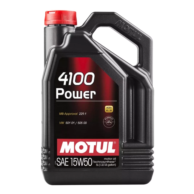 Масло моторное MOTUL 4100 Power SAE 15W-50 5л (386206/100273)