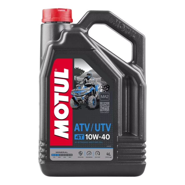 Масло моторное MOTUL 4T ATV-UTV SAE 10W-40 4л (852641)