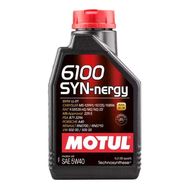 Моторное масло MOTUL 6100 Syn-nergy 5W-40 1л (368311) Моторное масло MOTUL 6100 Syn-nergy 5W-40 1л (368311)