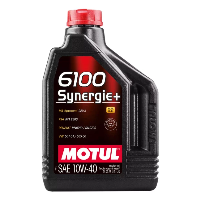 Масло моторное MOTUL 6100 Synergie+ SAE 10W-40 2л (839421)