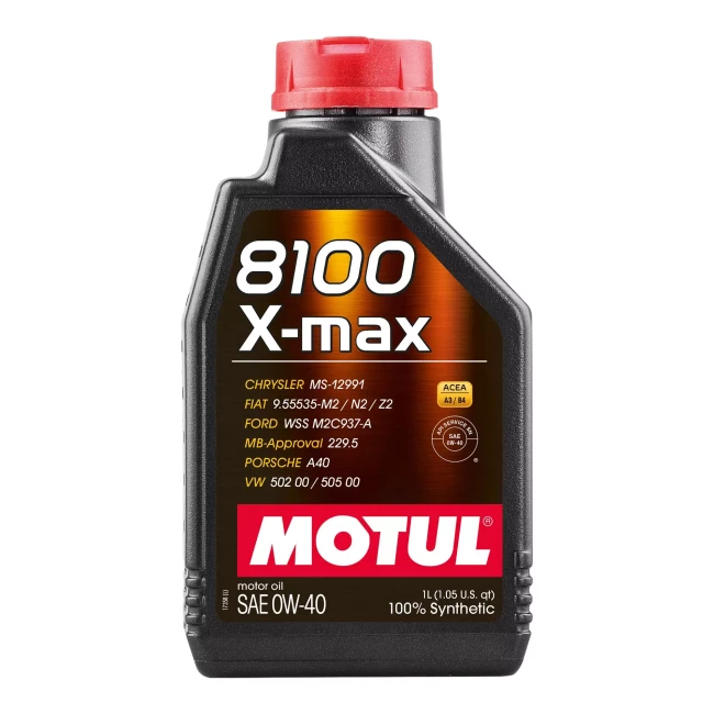 Масло моторное MOTUL 8100 X-max SAE 0W-40 1л (348201)