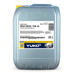 Моторное масло YUKO MEGA DIESEL 10W-40 175кг/20л (YUKO MEGA DIESEL 10W-40)