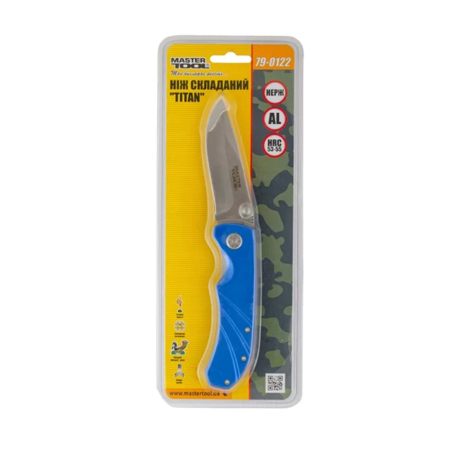 Нож складной Mastertool "TITAN" нержавеющее лезвие (79-0122)