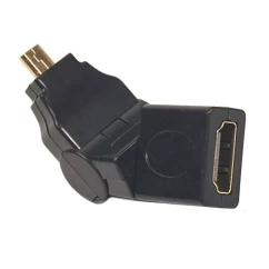 Переходник PowerPlant HDMI AF – micro HDMI AM 360 градусов (CA910618)