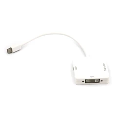 Переходник PowerPlant mini DisplayPort (Thunderbolt) – DisplayPort, HDMI, DVI 0.2 м (CA911097)