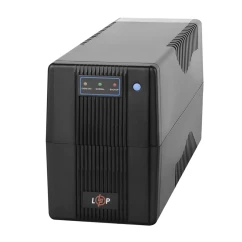 ДБЖ LogicPower 600VA-P, Lin.int., AVR, 2 x євро, пластик