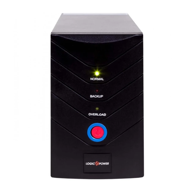 ДБЖ LogicPower LP 850VA, Lin.int., AVR, 2 x євро, метал (LP1212)