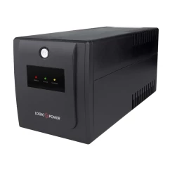 ИБП LogicPower LPM-U850VA-P, Lin.int., AVR, 2 х евро, USB, LED, пластик