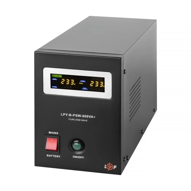 ИБП LogicPower LPY-B-PSW-800VA+ (560Вт)5A/15A, с правильной синусоидой, 12V (LP4150)