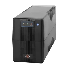 ИБП LogicPower U650VA-P,Lin.int., AVR, 2 x евро, USB, пластик 