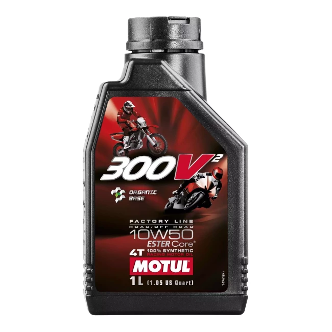 Масло моторное MOTUL 300V² 4T Factory Line Road/Off Road SAE 10W-50 1л (835811) Масло моторное MOTUL 300V² 4T Factory Line Road/Off Road SAE 10W-50 1л (835811)