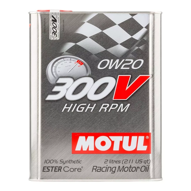 Масло моторное MOTUL 300V High RPM SAE 0W-20 2л (824502)