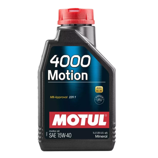 Масло моторное MOTUL 4000 Motion SAE 15W-40 1л (386401) Масло моторное MOTUL 4000 Motion SAE 15W-40 1л (386401)