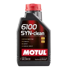 Масло моторное MOTUL 6100 Syn-clean SAE 5W-30 1л (814211)