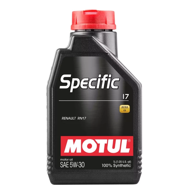 Масло моторное MOTUL SPECIFIC 17 SAE 5W-30 1л (102301)