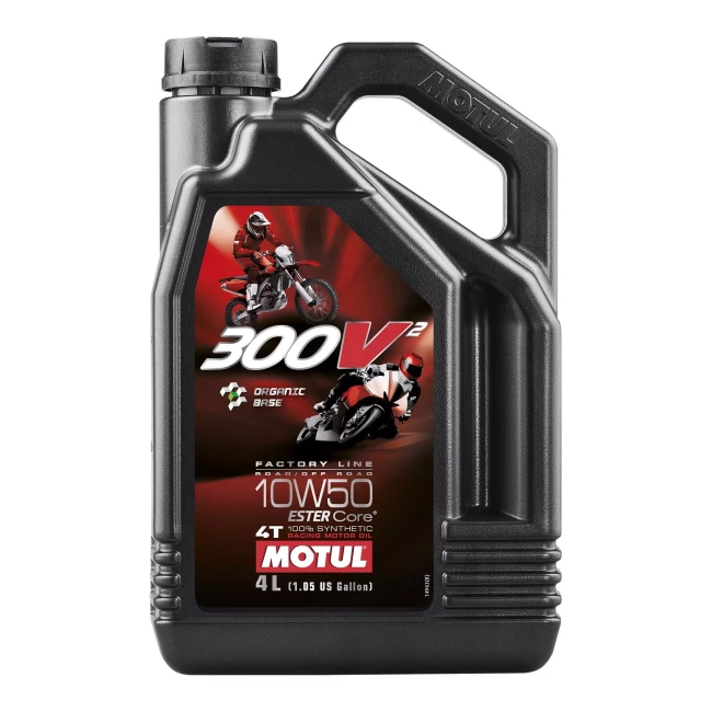 Моторное масло Motul 300V² Factory Line Road/Off Road 4T 10W-50 4л (835841) Моторное масло Motul 300V² Factory Line Road/Off Road 4T 10W-50 4л (835841)