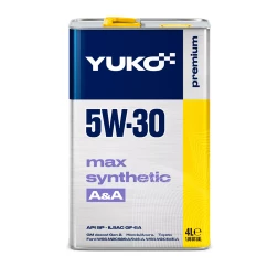 Моторна олива YUKO MAX SYNTHETIC A&A 5W-30 SP 4л (4823110401521)